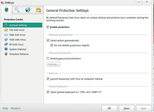 Kaspersky AntiVirus 2012