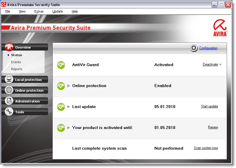 Avira Antivir 10